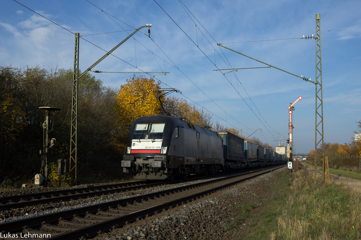 ES 64 U2-029 bei Hirschaid am 15.02.2014