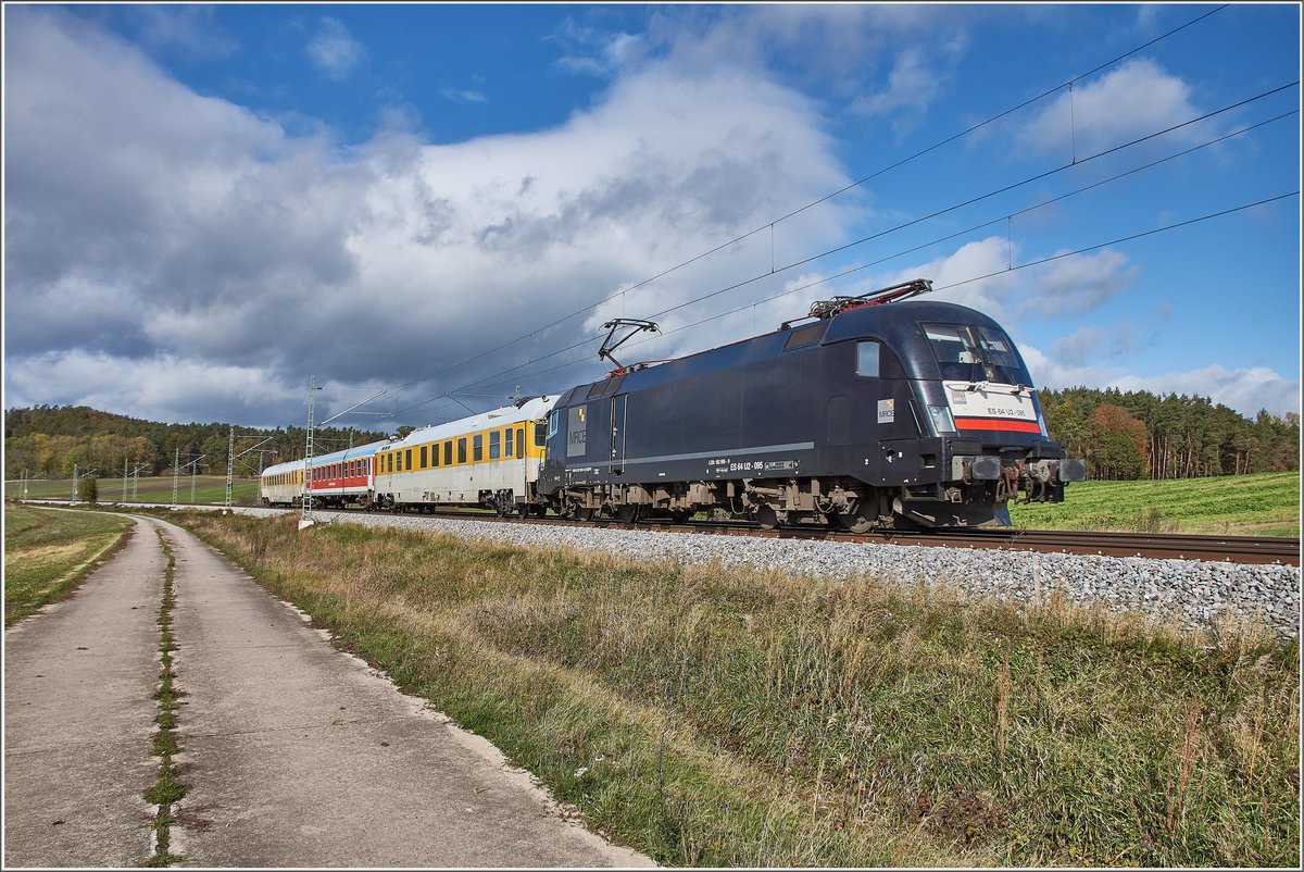 ES 64 U2-095 (182 595-9) / Mitteldachstetten / 16.10.2019