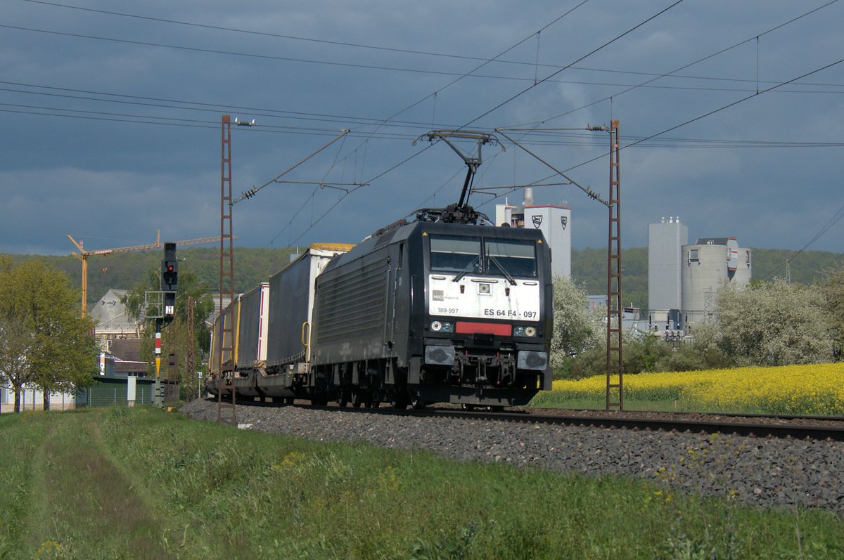 ES64 F4-097 (189 997) am 29.04.16 bei Karlstadt am Main