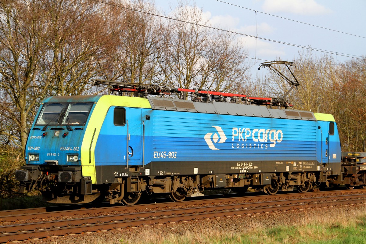 ES64F4 802 PKP  am 23.03.2014 bei Woltorf