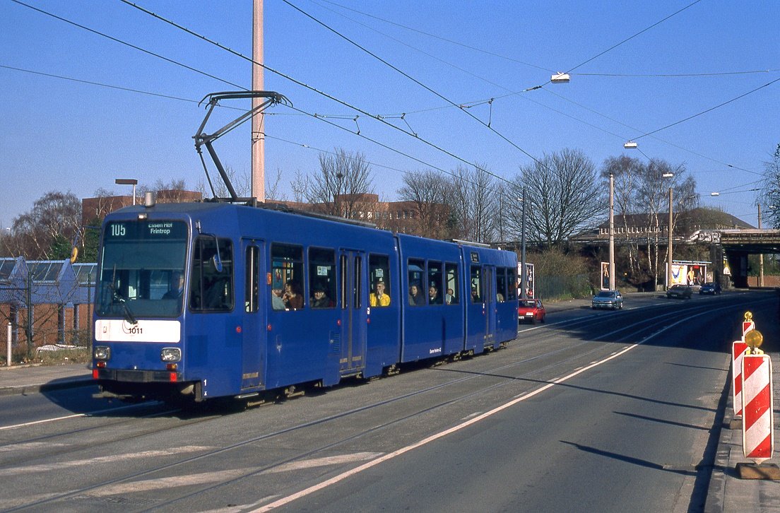 Essen 1011, Altendorfer Straße, 27.02.2000.