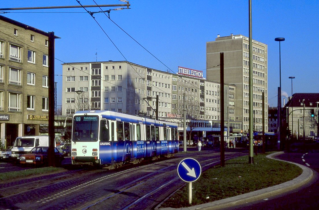 Essen 18413, Viehofer Platz, 29.01.1991.