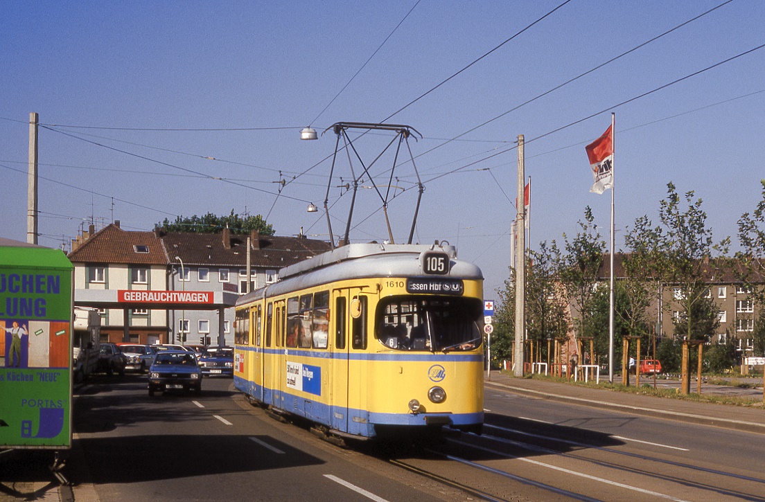 Essen Tw 1610, Altendorfer Straße, 30.09.1987.