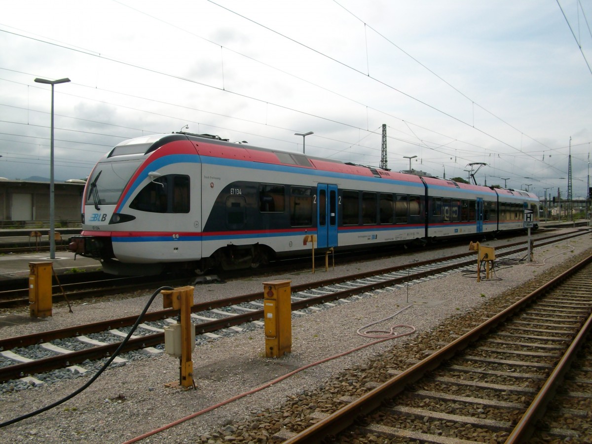 ET 134 XXX der BLB am 3.9.2014 abgestellt in Freilassing