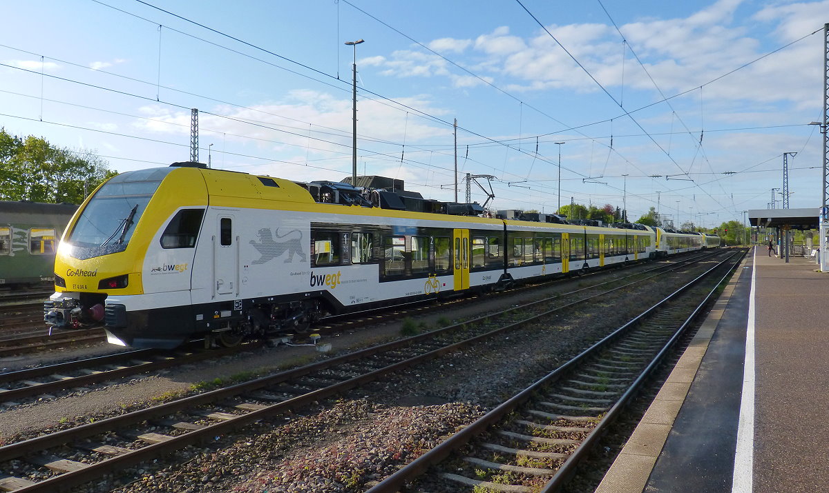 ET 4.04 A (428 018) Bahnhof Crailsheim 10.05.2019