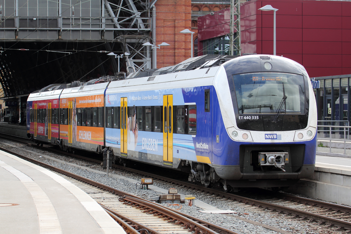 ET 440 335 in Bremen Hbf. 21.9.2013