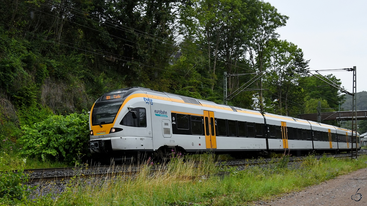 ET 7.13 ist als RE13 Richtung Venlo unterwegs, so gesehen Ende Juli 2020 in Ennepetal.