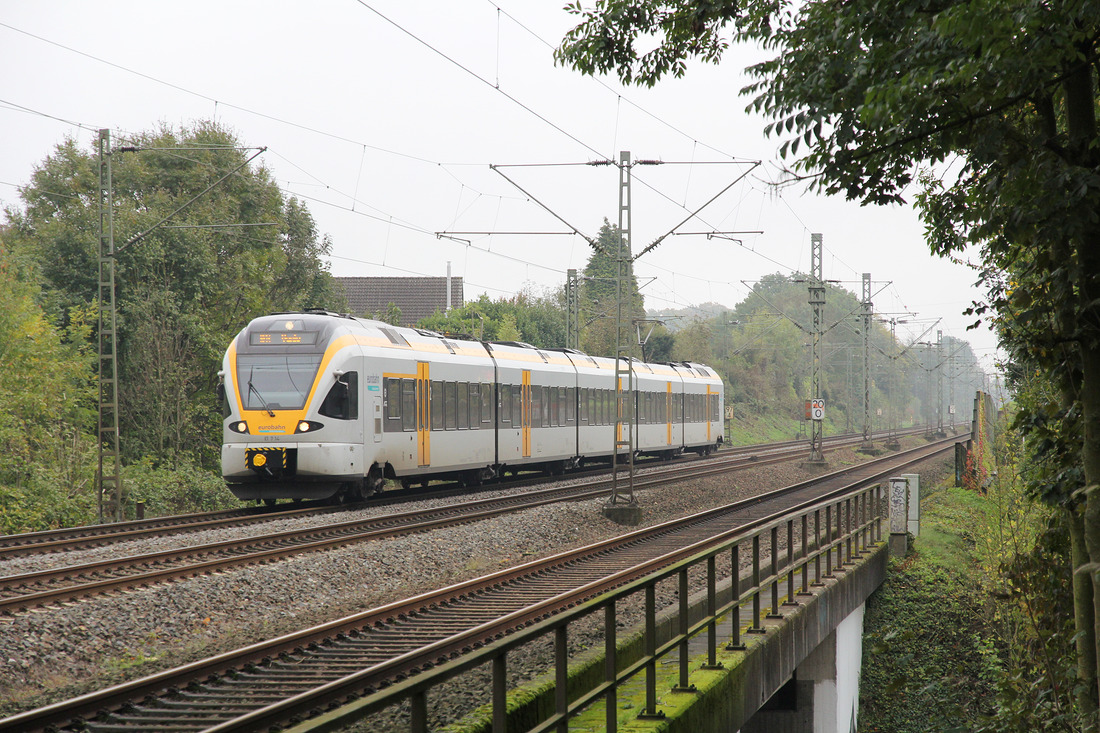 ET 7.14 der Eurobahn, fotografiert am 9. Oktober 2017 in Erkrath.