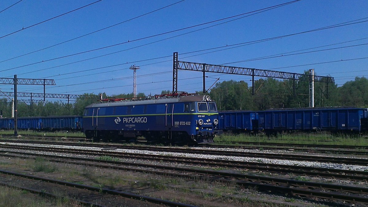 ET22-632 in Bahnhof Wegliniec, 19.05.2019