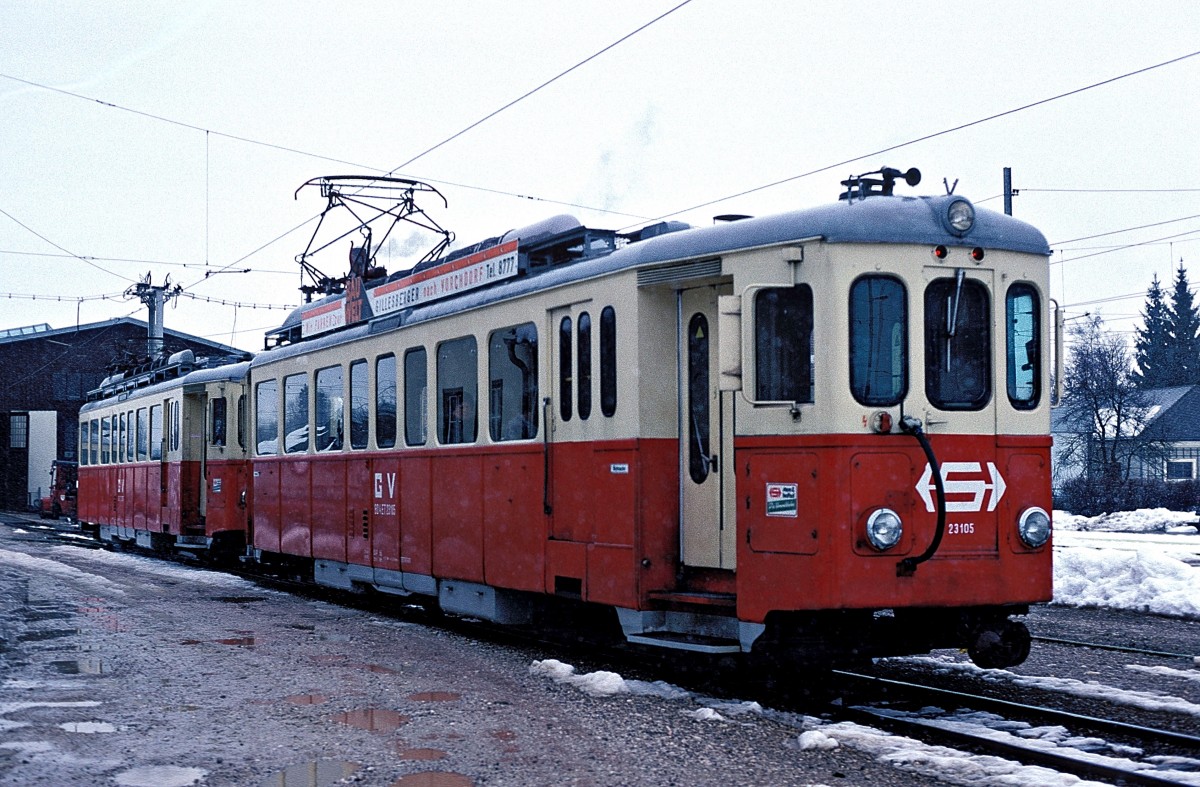 ET23 105 + ET23 106  Vorchdorf  07.03.88