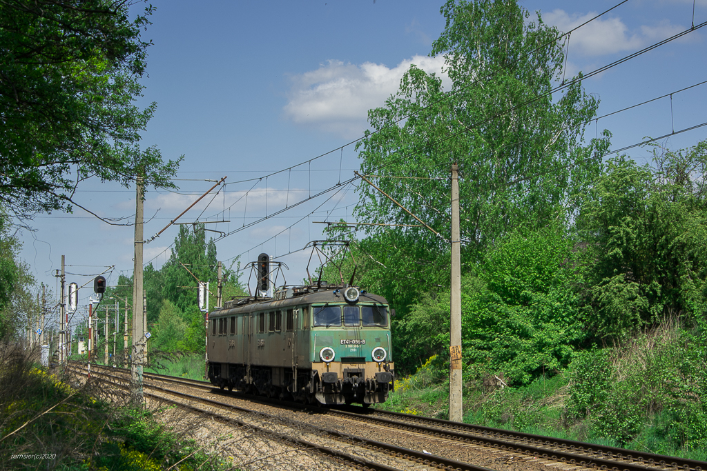 ET41-096 der PKP Cargo in Tychy(Tichau)am 11.05.2015.