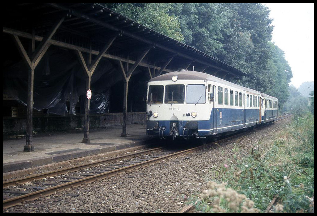 ETA 515591 als Sonderfahrt am 16.9.1995 im Bahnhof Wuppertal Ottenbruck!