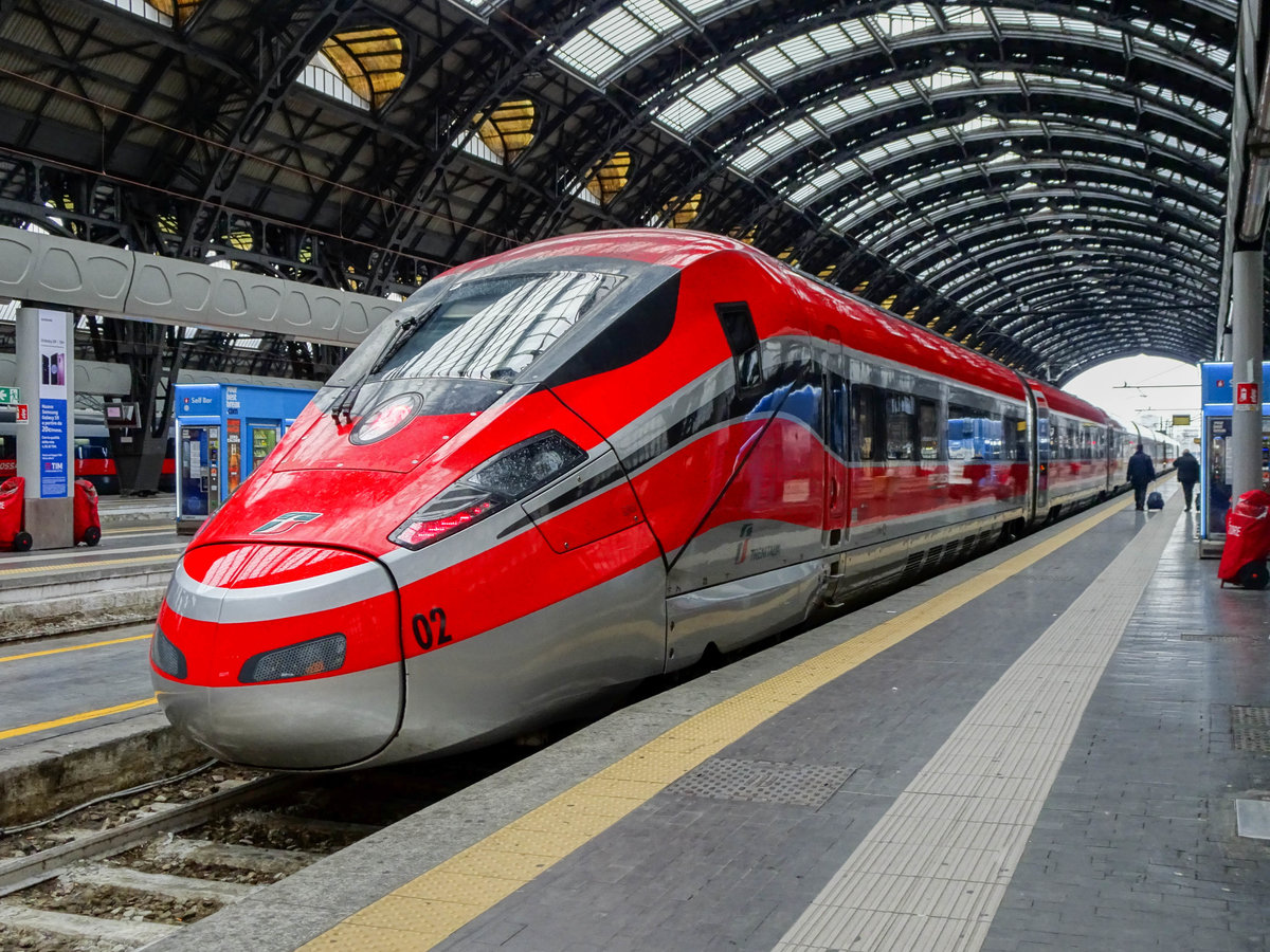 ETR 1000 02 im Bahnhof Milano Centrale, 18.03.2018.