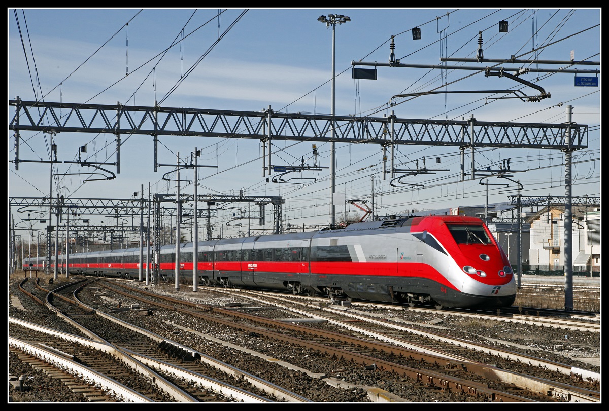 ETR500 in Venezia Mestre am 12.02.2019.