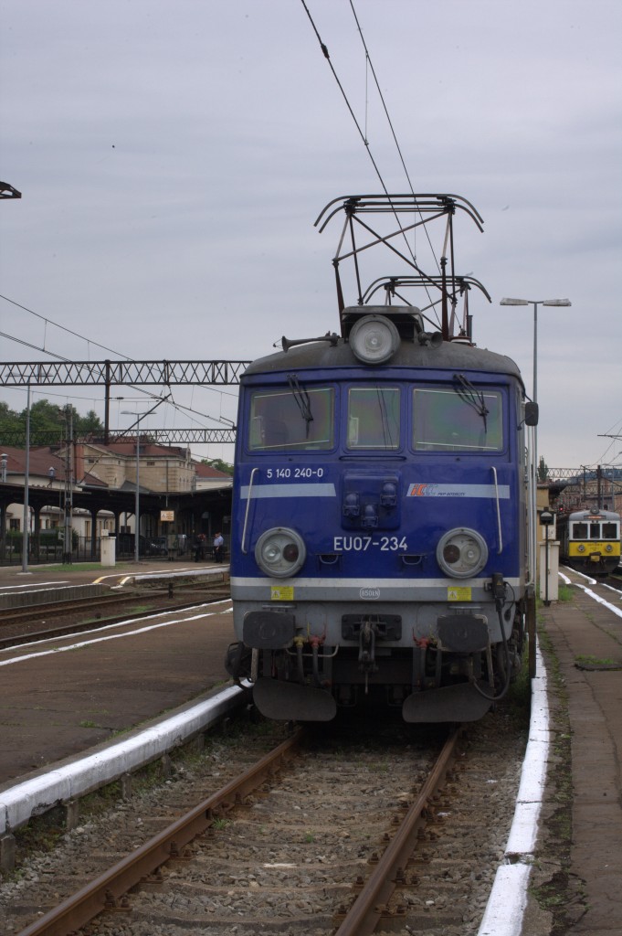 EU 07 - 234 für PKP IC unterwegs, abgestellt in Jelenia Gora.01.08.2014  11:33 Uhr.