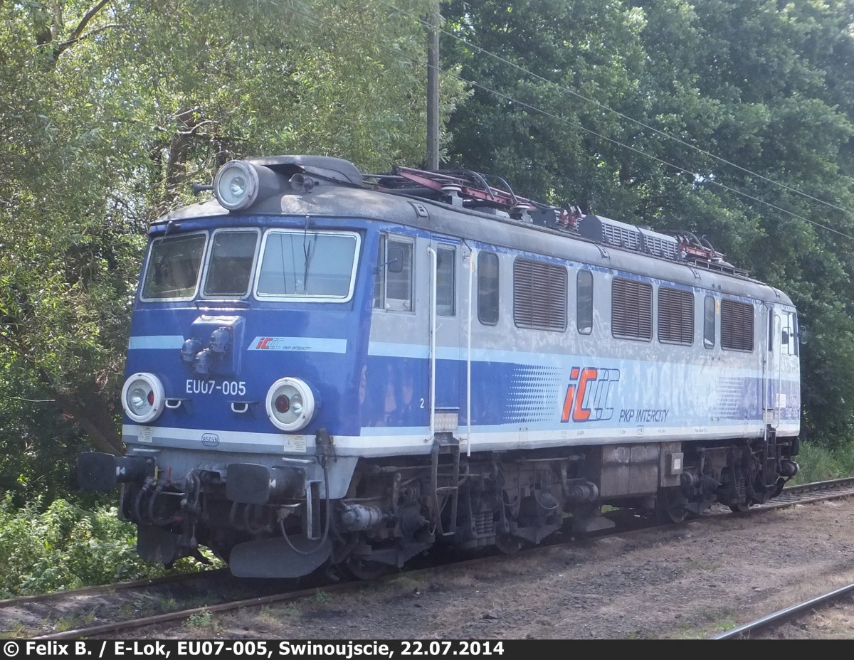 EU07-005 in Świnoujście am 22.07.2014