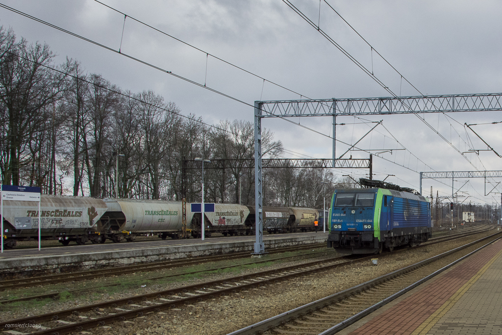 EU45-846 der PKP Cargo in Bahnhof Tychy(Tichau)am 22.02.2019.