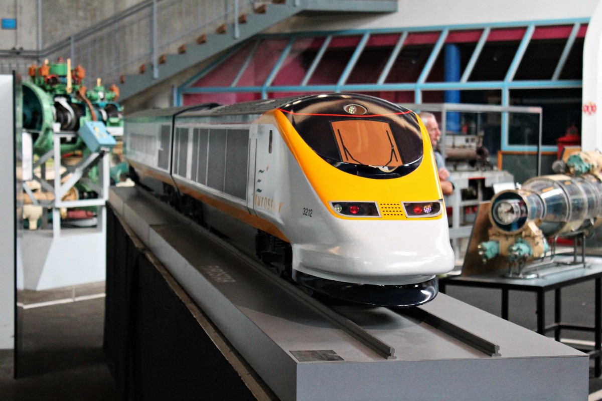 Eurostar 3212 als Modell am 20.08.2014 im Cité du Train in Mulhouse.