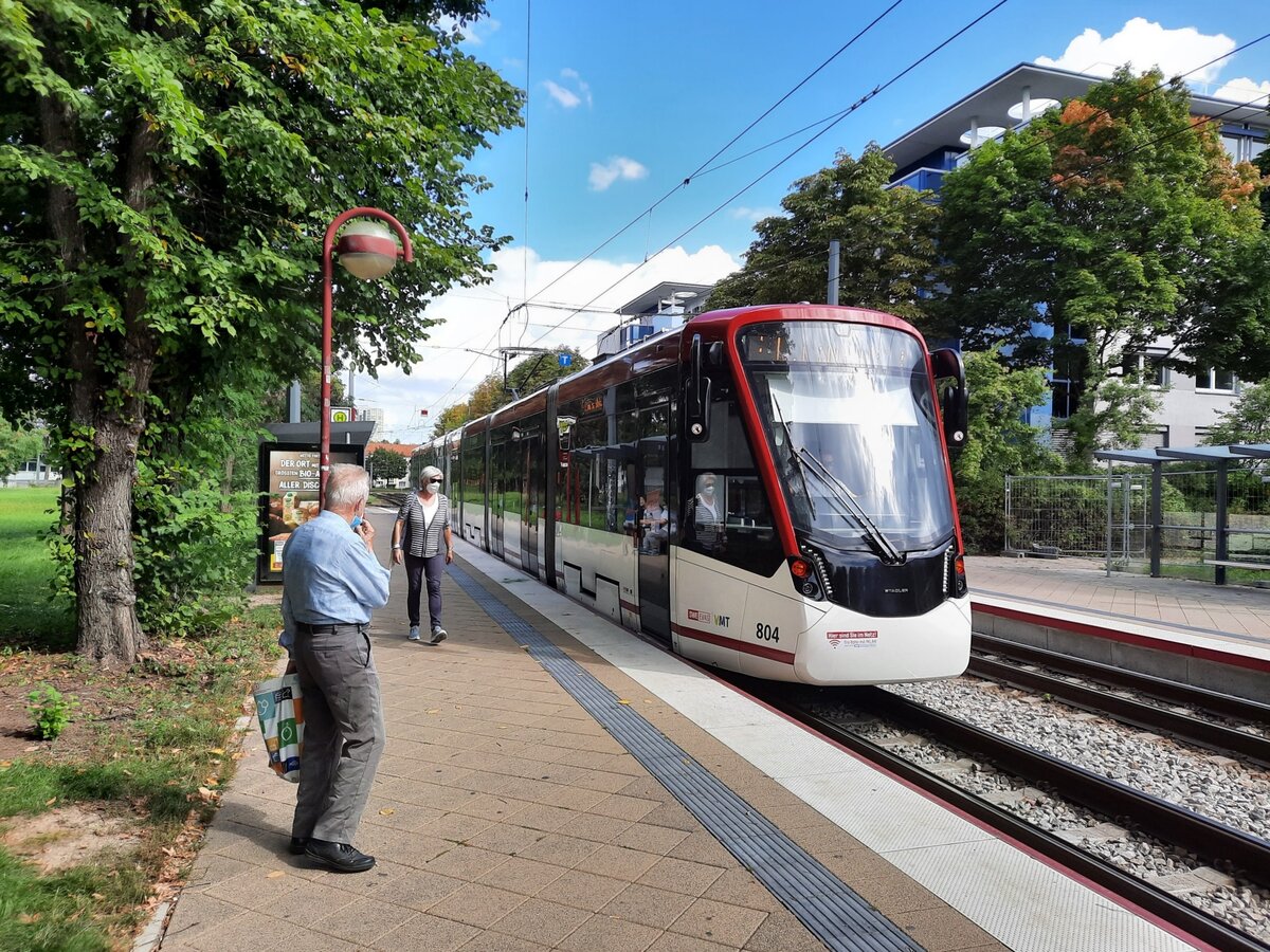 EVAG 804 als Linie 3 (Urbicher Kreuz -Europaplatz), am 11.09.2021 an der Hst. Stadion Ost.