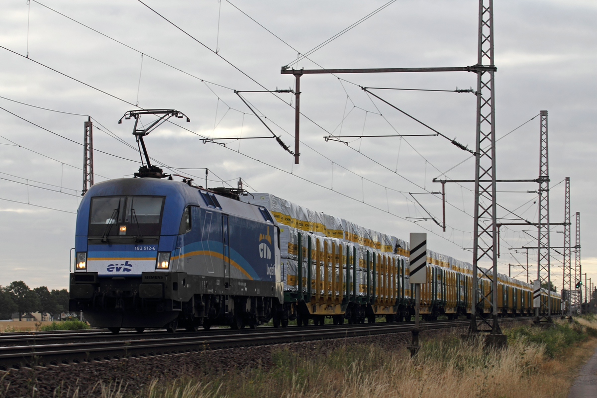 EVB 182 912-6 in Dedensen-Gümmer 15.7.2022