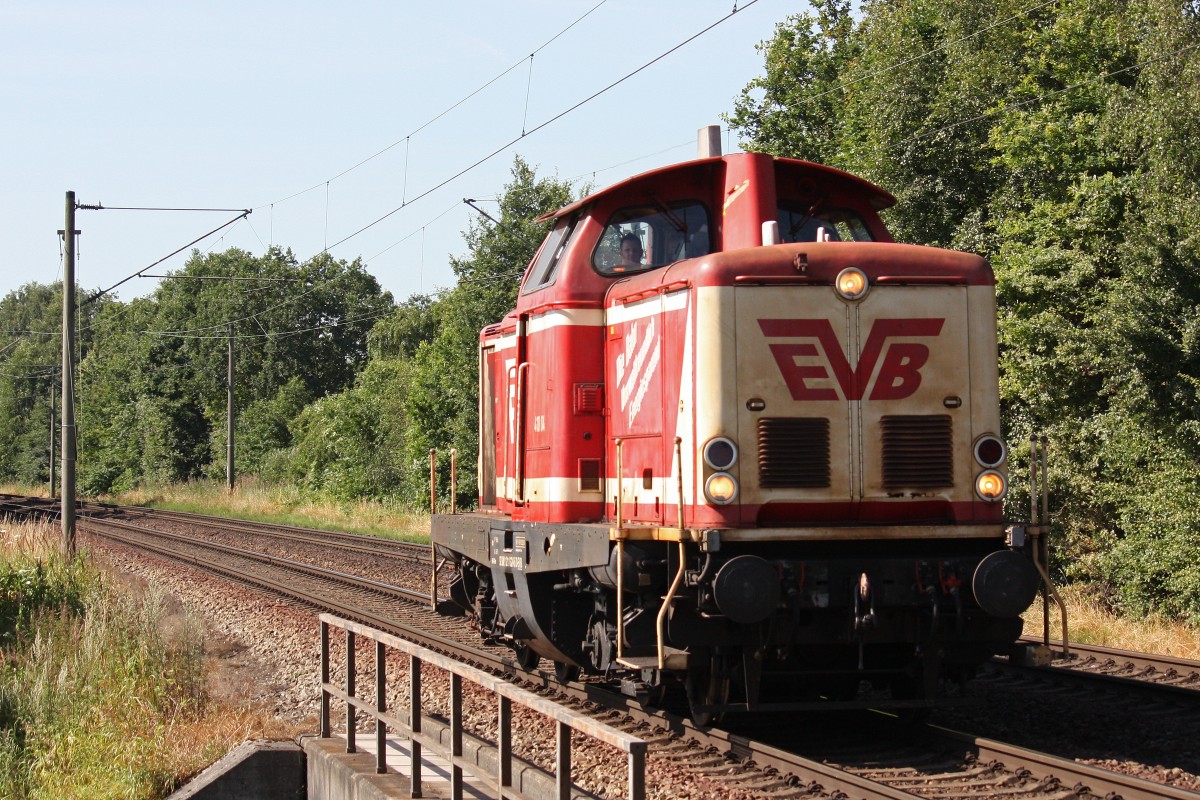 EVB 410 04 am 22.7.13 in Hamburg-Moorburg.