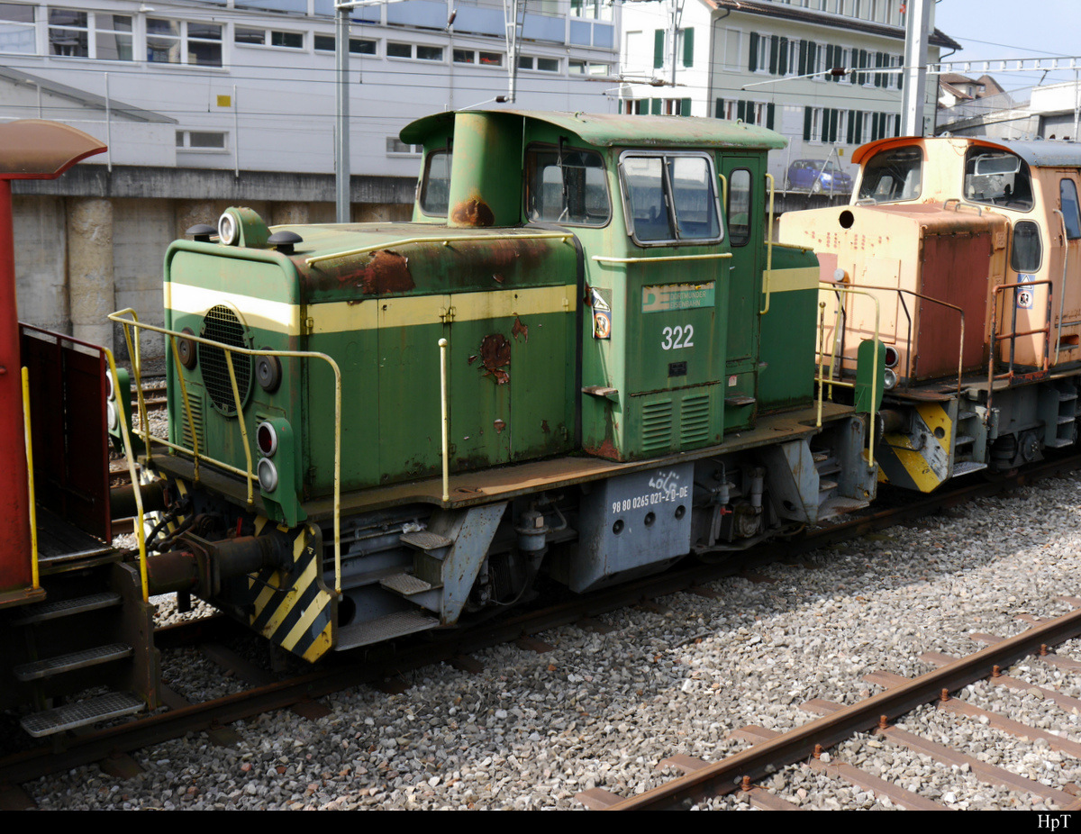 Ex Dortmunder Eisenbahn - Lok 82 0265 021-2 abgestellt in Rüti am 20.09.2020