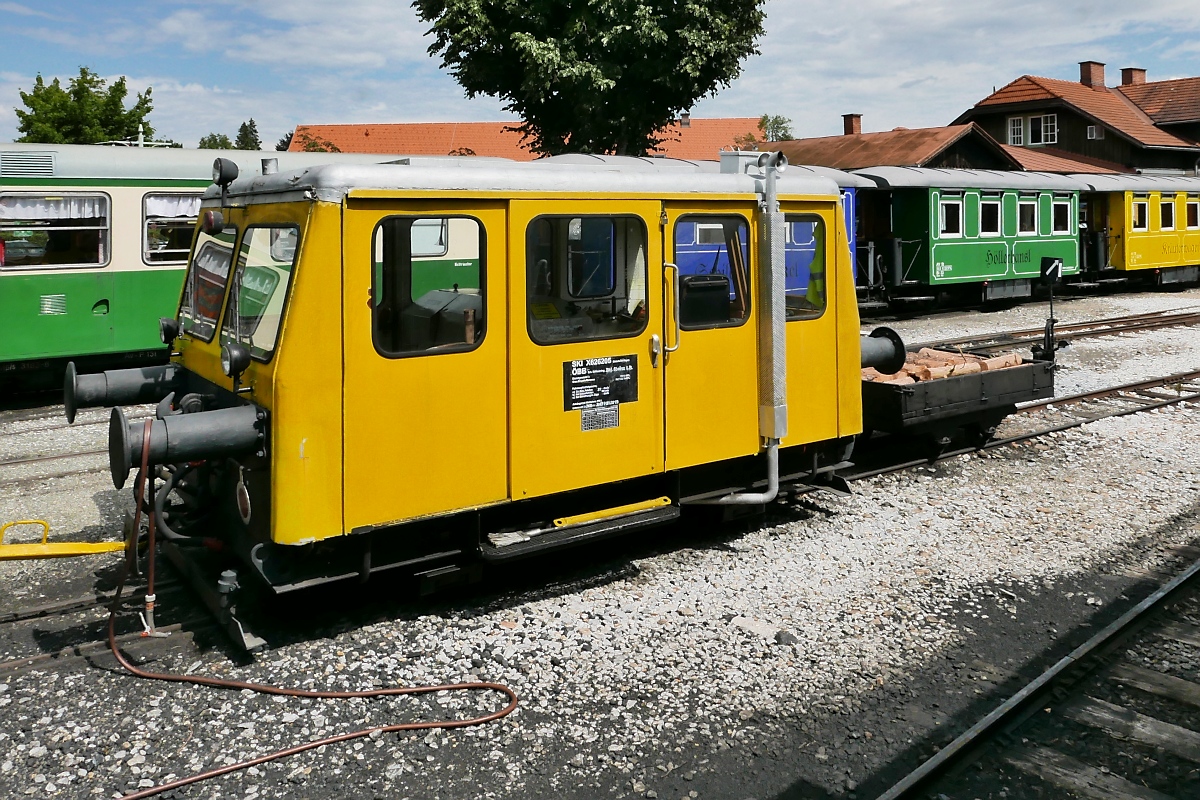 Ex-ÖBB Draisine SKl X626305 der Stainzer Lokalbahn im Bahnhof Stainz, 04.08.2019