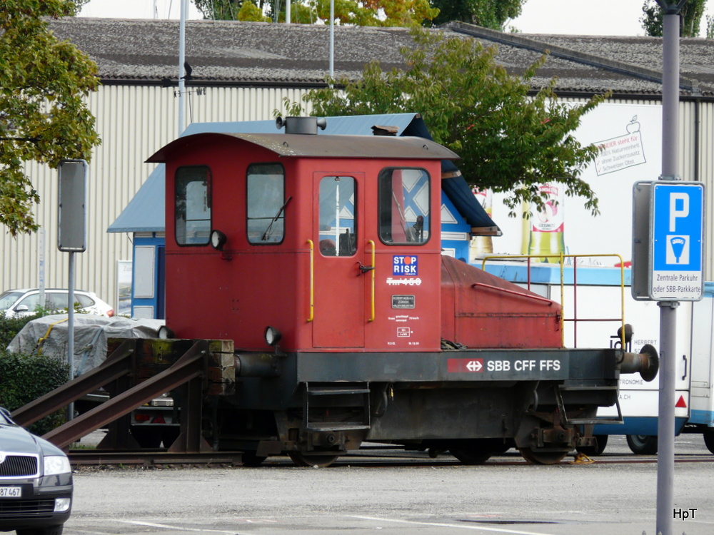 ex SBB - Rangierlok Tm 2/2 450 Abgestellt in Romanshorn am 15.10.2013