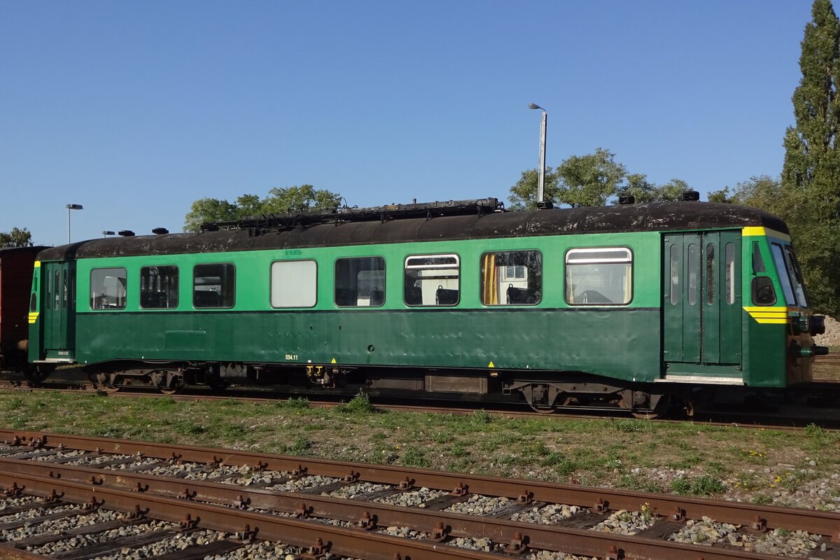 Ex-SNCB 554.11, später 4610, steht am Abend von 21 September 2019 ins Depot der CFV3V in Mariembourg während das Weekend-á-Vapeur. September 2023 wird das 50.Jahresjubiläum der CFV3V geplant.