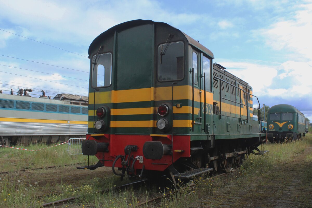 Ex-SNCB, heute PFT-TSP 8524 steht am Offener Tur Tag 17 Augustus 2024 ins Retrotrain-Museum in Saint-Ghislain. 