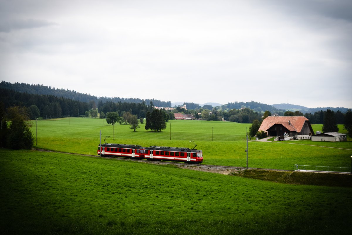 Extrazug Chemins de fer du jura chant du gros 2019-> Photo prise le 6 septembre 2019