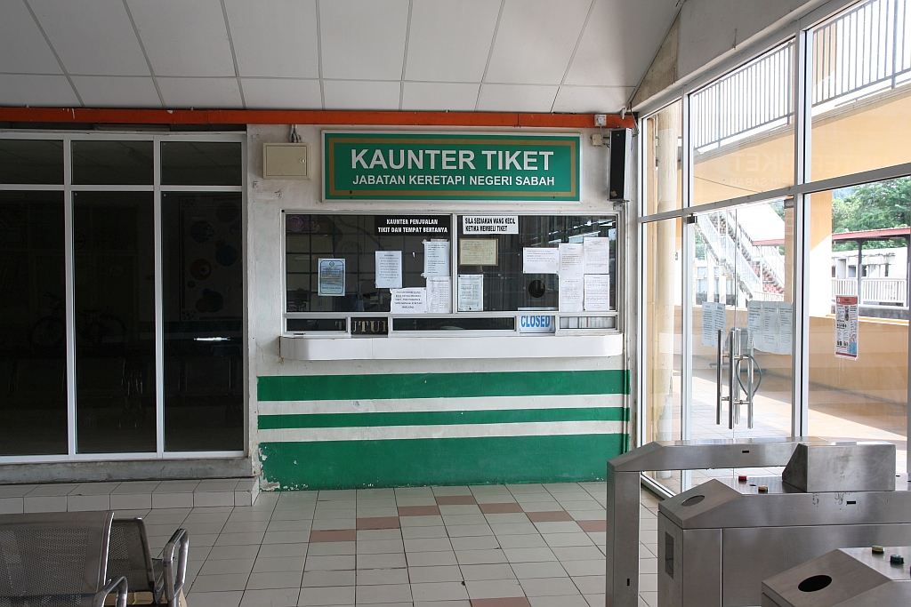 Fahrkartenschalter der Stesen Beaufort am 10.Februar 2025.