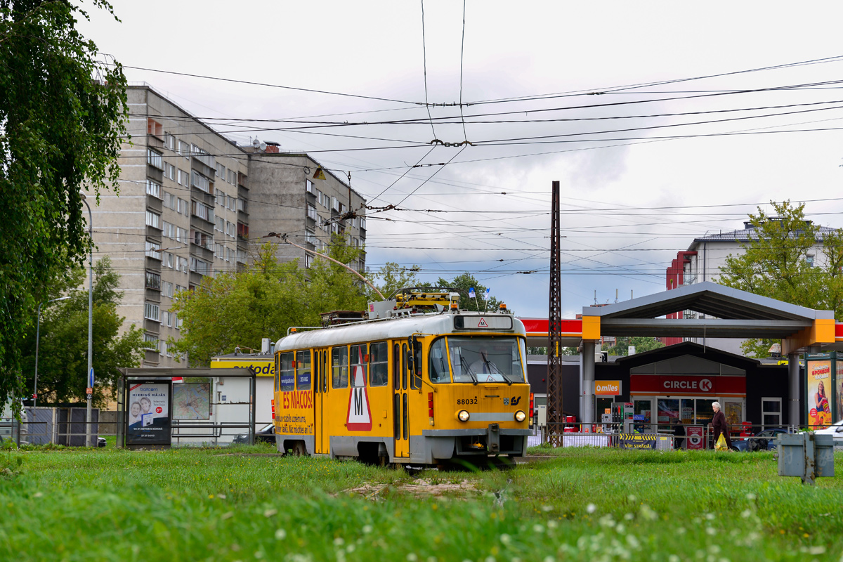 Fahrschule Straßenbahn Tatra T3SU  #88032 am 19.08.2021, d/p  Dole , Riga.