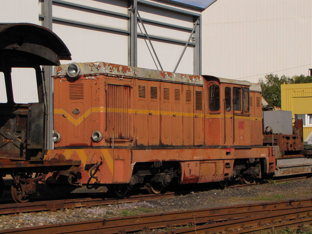 FAUR 24617, der ehem. Museumbahn Gryfice Lxd2-471, am 02.10.2016 bei der MaLoWa in Benndorf.