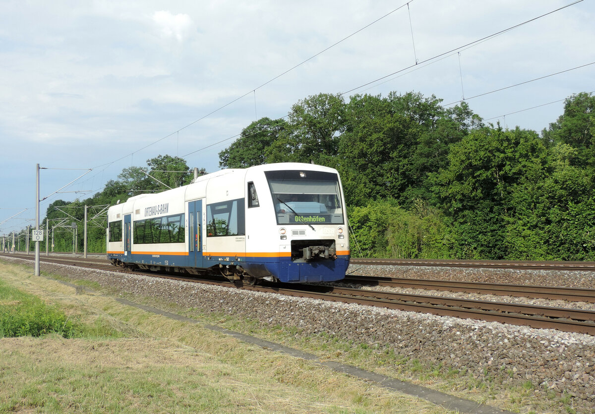 Fautenbach - 18. Juni 2021 : SWEG VT 529 (650 591) am SWE 87540 von Offenburg nach Ottenhöffen.
