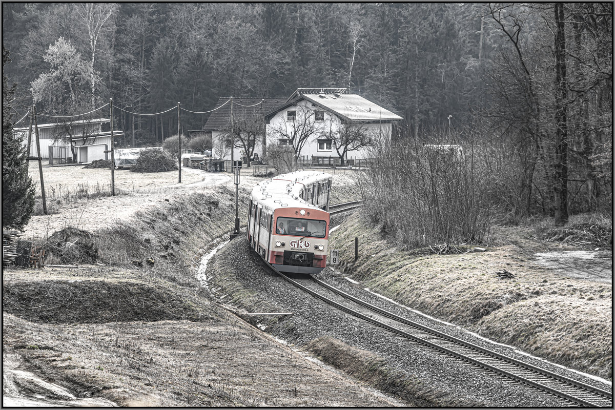 Februar anno 2020 ... 
Die Reihe VT70 bei Premstätten Tobelbad