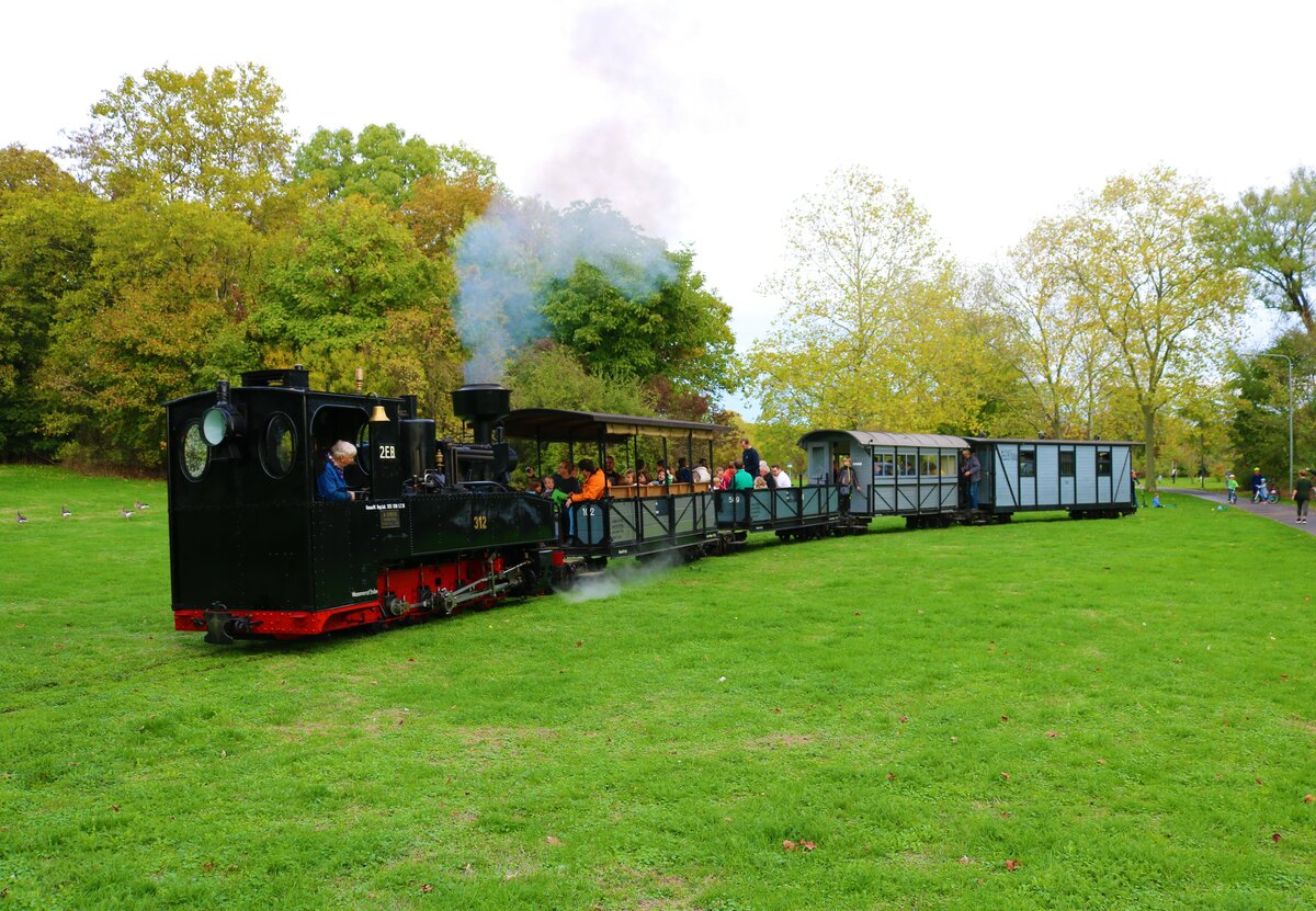 Feldbahnmuseum Frankfurt am Main Borsig Dn2t am 16.10.22 beim Herbstfahrtag