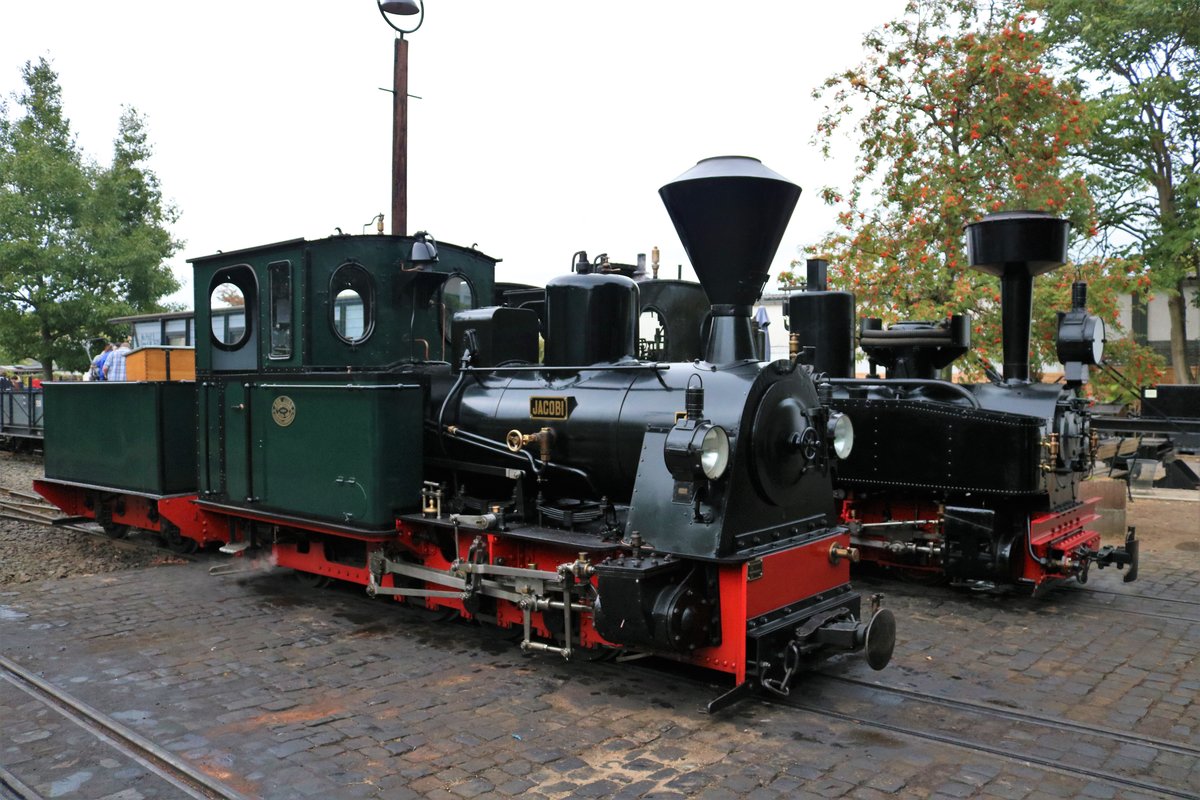 Feldbahnmuseum Frankfurt am Main  C1'n2 Jung Dampflok am 02.09.18 im Rebstockgelände Frankfurt am Main 