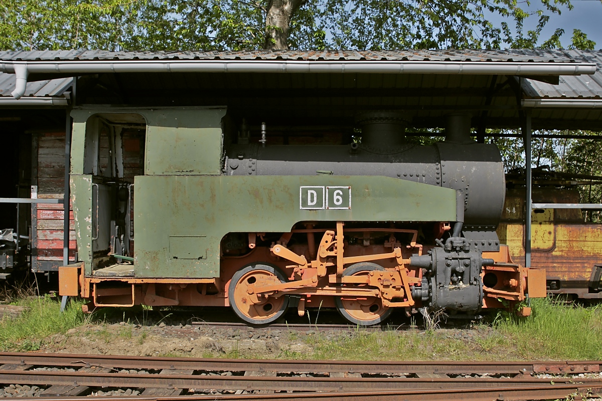 Feldbahnmuseum Oekoven (22.04.2019): D 6 (Jung 1953/11948 ex Phoenix Rheinrohr Duisburg-Meiderich)
