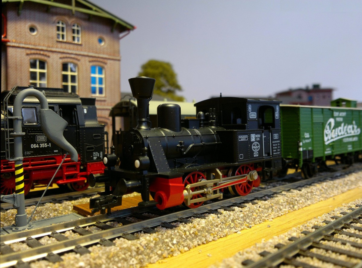 Fleischmann - Dampflokomotive  Die schwarze Anna  H0