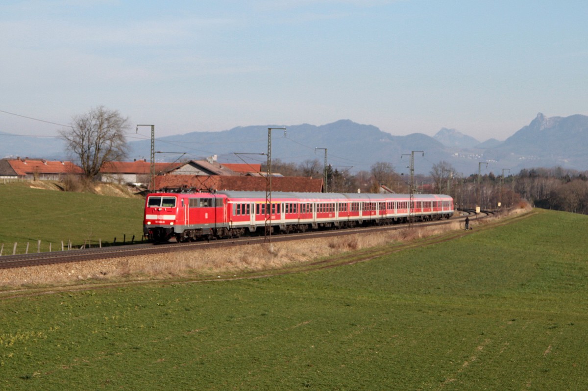 Flüchtlingssonderzug von Freilassing nach Mannheim bei Straß am 27.02.2016