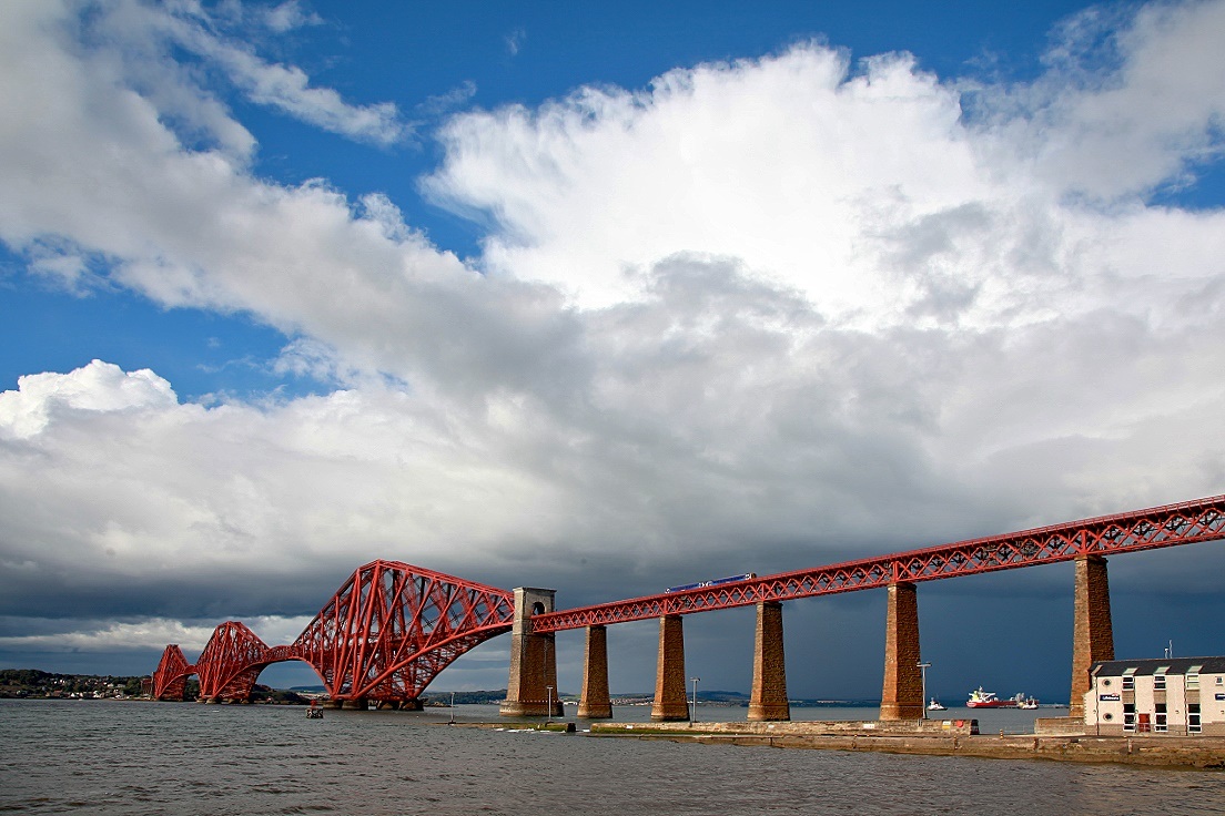Forth Bridge, South Queensferry, UK, 24.08.2018.
