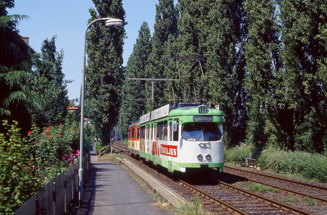 Frankfurt 637 + 1813, Fechenheim, 22.07.1994.