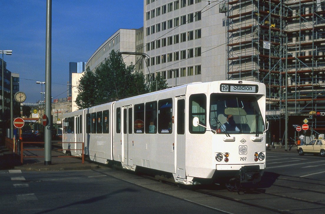 Frankfurt 707, Baseler Platz, 16.10.1989.