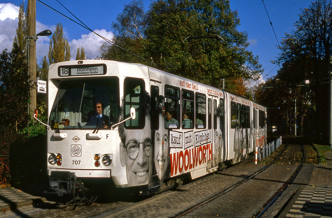 Frankfurt 707, Johanna Tesch Platz, 29.10.1990.
