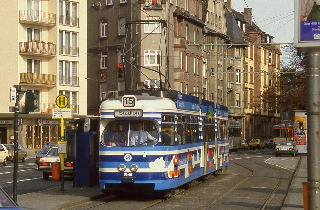 Frankfurt 804, Börneplatz, 12.10.1985.
