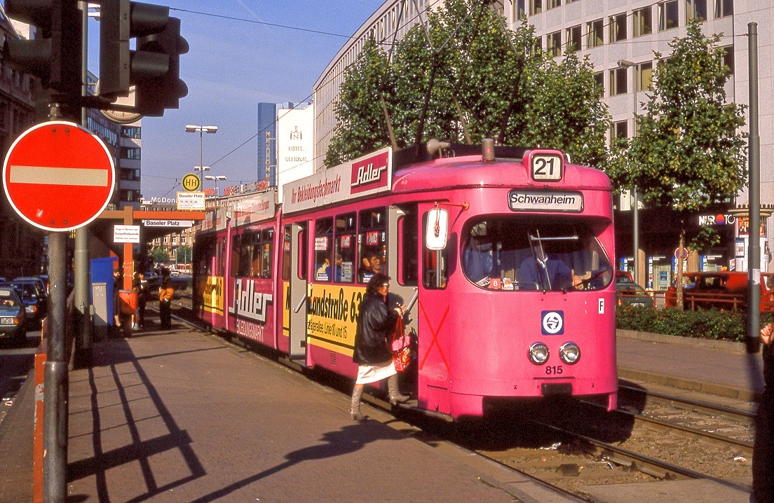 Frankfurt 815, Baseler Platz, 16.10.1989.