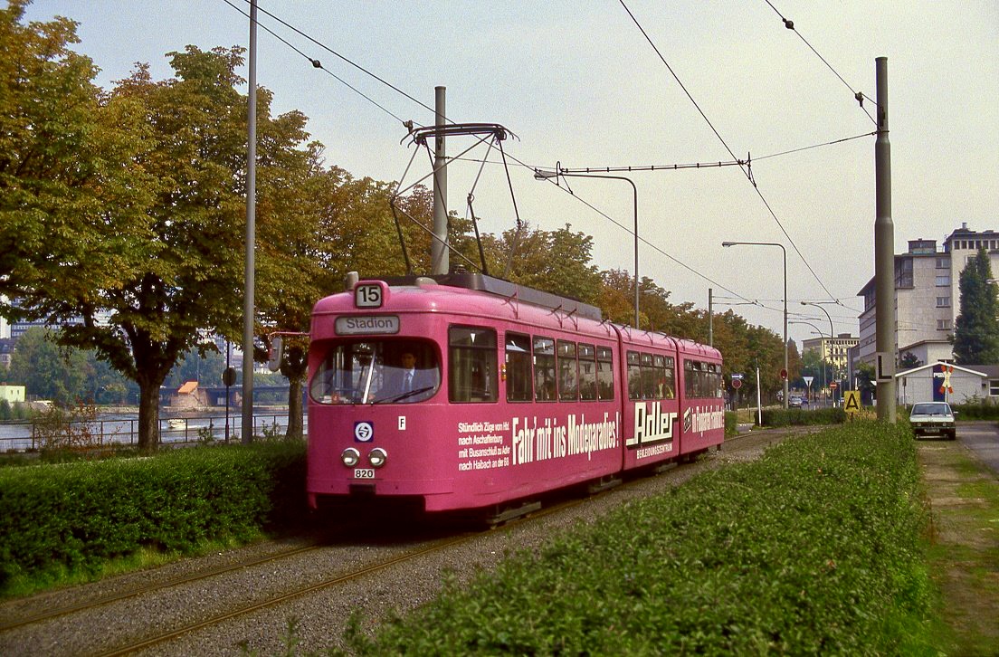 Frankfurt 820, Theodor Stern Kai, 27.09.1986.