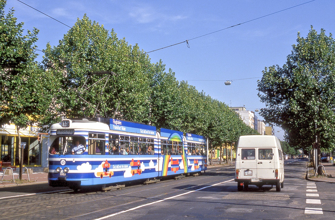Frankfurt Tw 804, Mainzer Landstraße, 10.10.1987.
