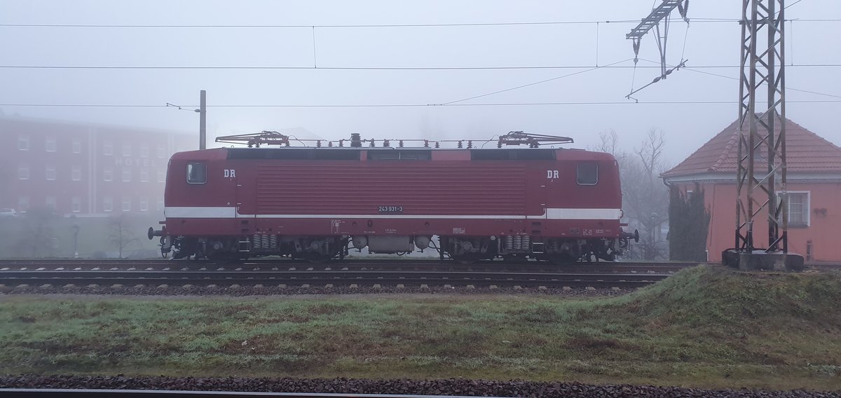 Frankfurt/Oder am 19.12.2019 ,sieht fast aus wie auf der Modellbahn